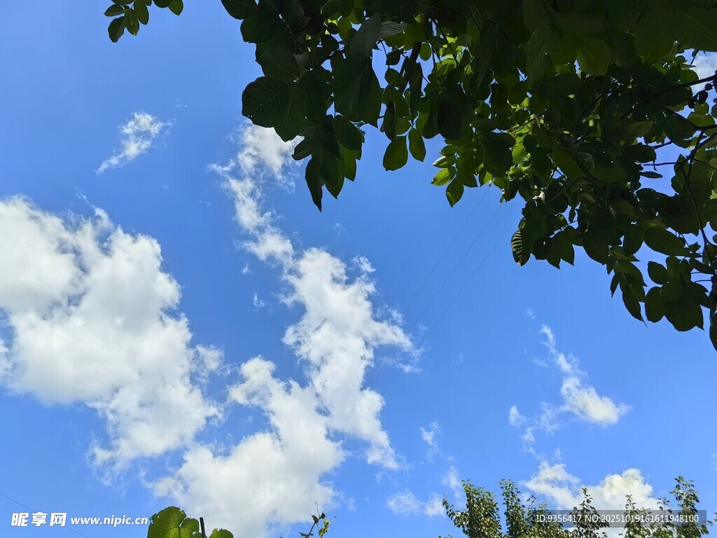 蓝天白云