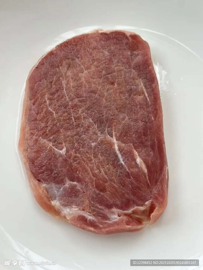 新鲜牛肉切片