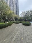 城市公园的宁静步道