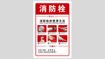 消防栓使用说明海报