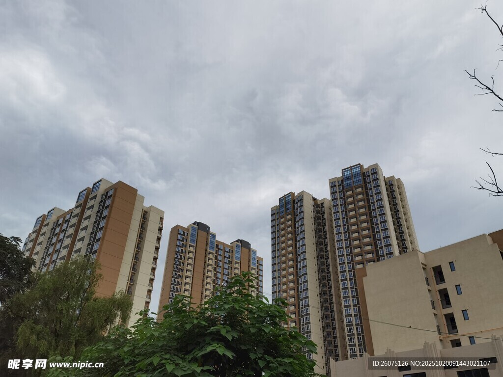 城市高楼林立景观
