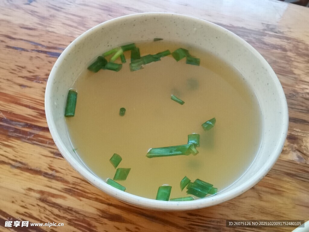 葱花清汤