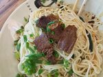 牛肉葱花拌面