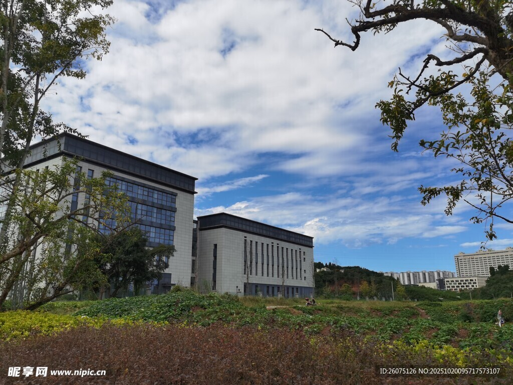 现代建筑与户外自然景观