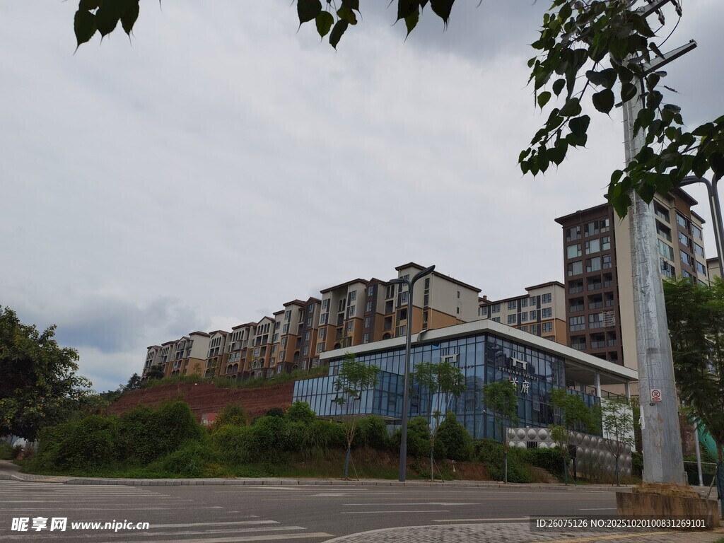 现代风格多层住宅景观