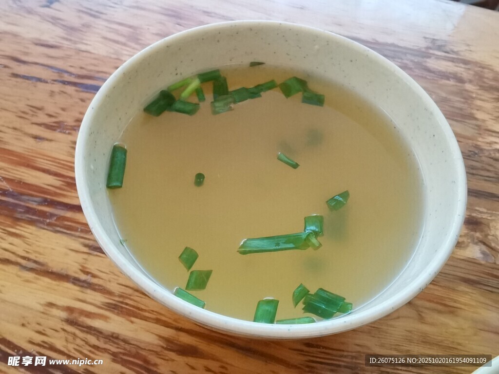 葱花清汤