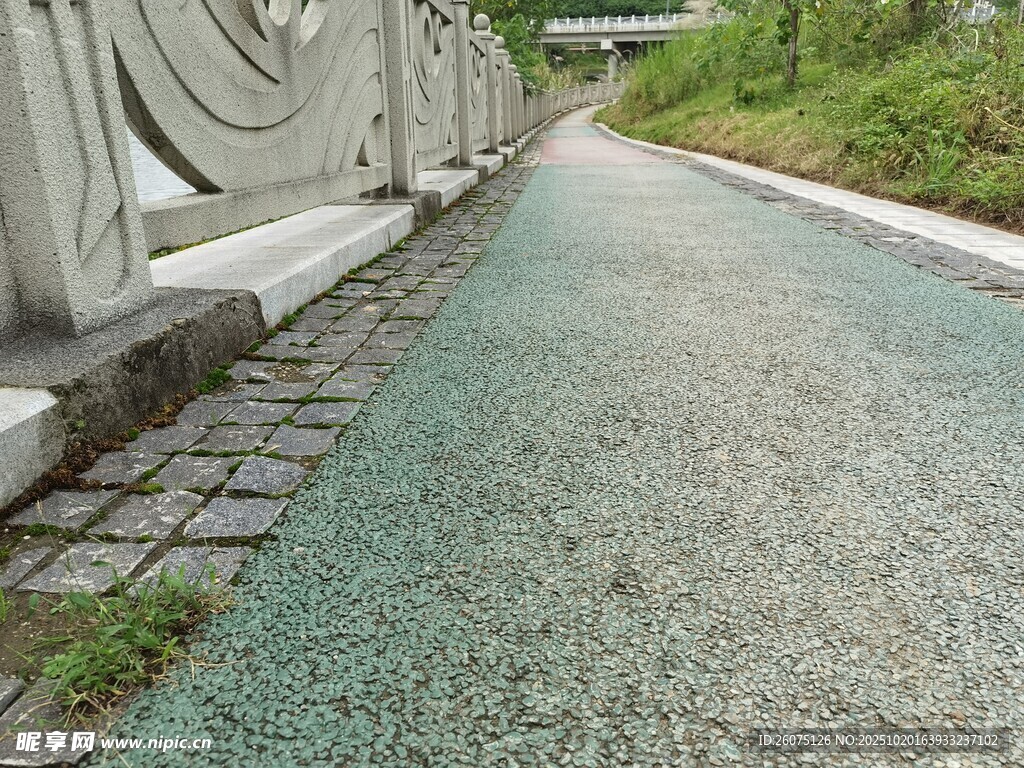 彩色透水步道