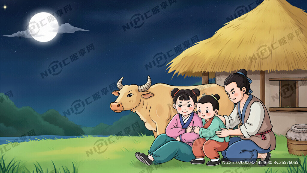 情节四：男耕女织 幸福生活  
