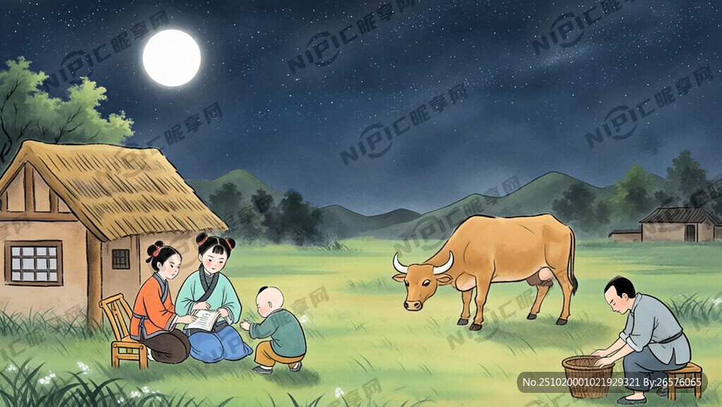情节四：男耕女织 幸福生活  
