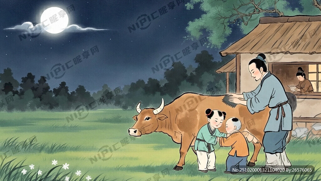 情节四：男耕女织 幸福生活  