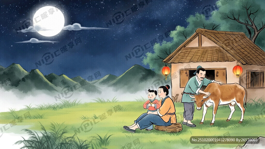 情节四：男耕女织 幸福生活  