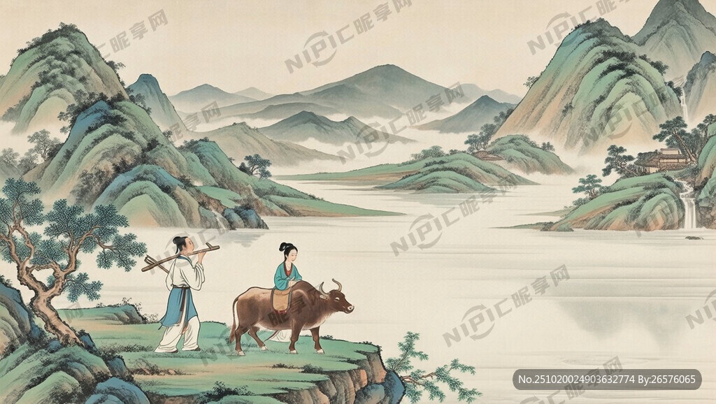 牛郞织女相见。