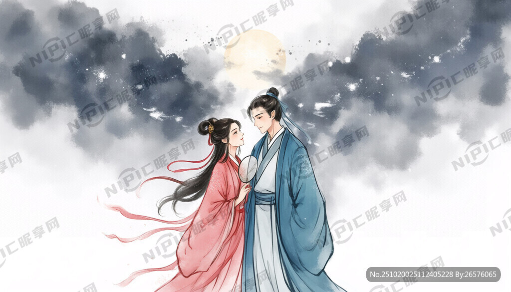 牛郞织女合影。
