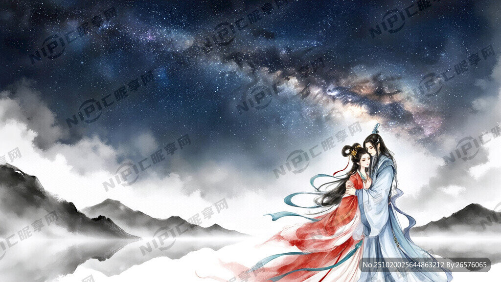 牛郞织女。 
