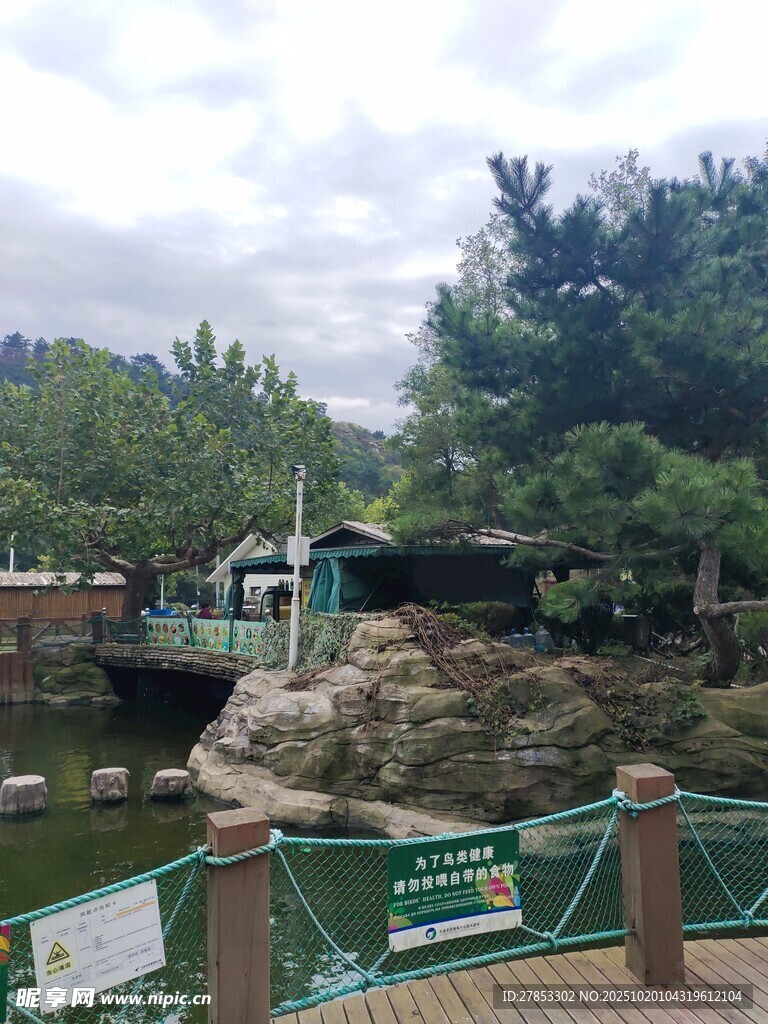 园林石桥景观