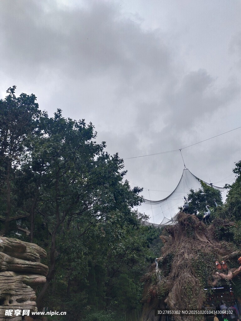 阴天中的户外自然景观