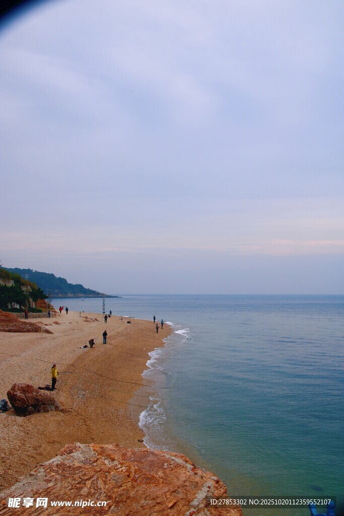 美丽海滨沙滩风景