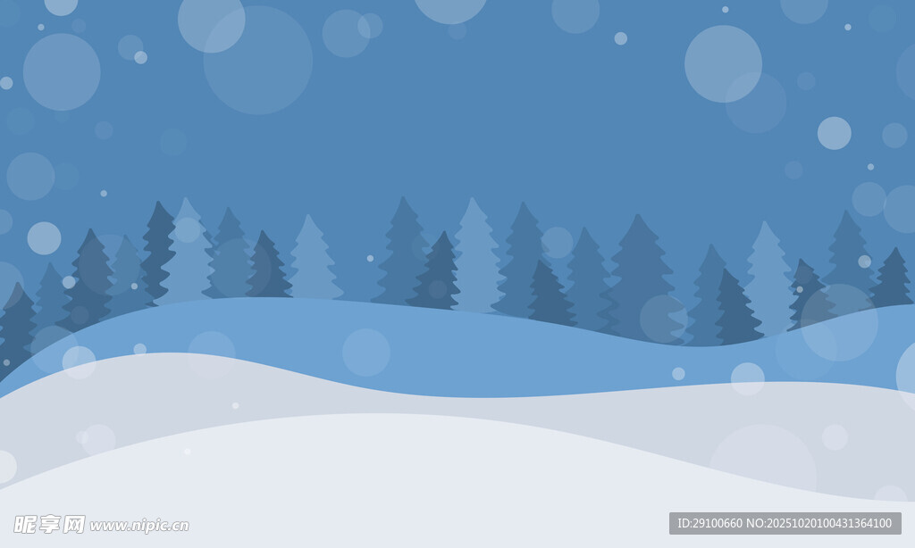 冬日雪景插图