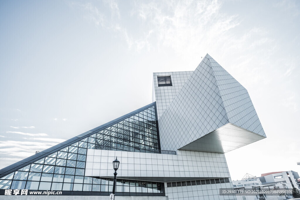 现代风格独特几何造型建筑