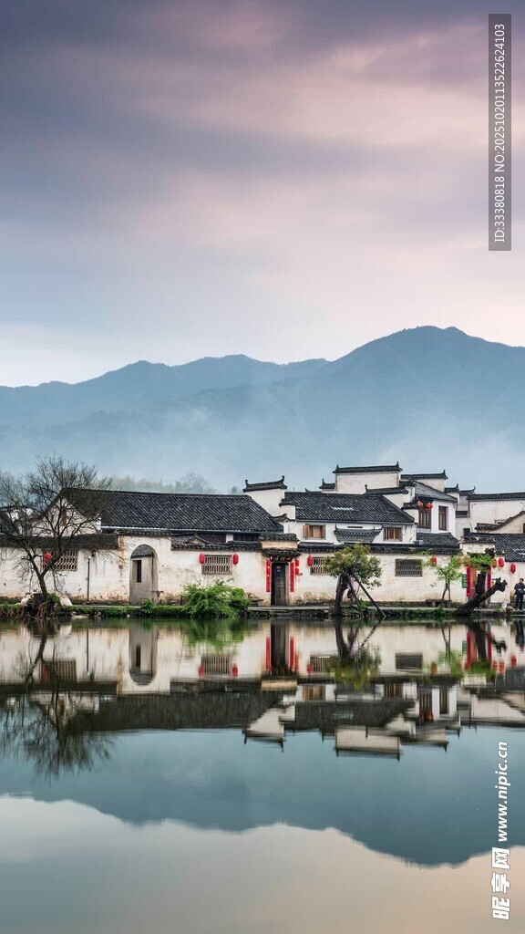 水墨江南水乡静谧景致