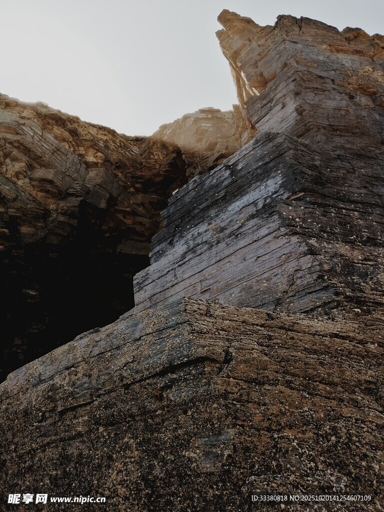 壮观岩石地貌景观