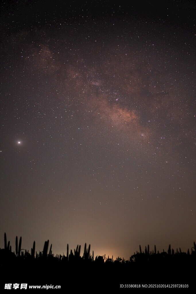 沙漠夜空下的璀璨星河