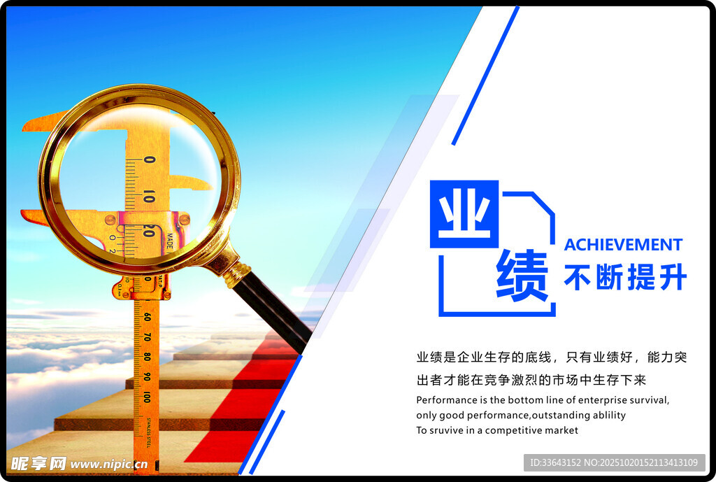 业绩海报