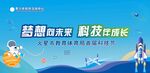 青少年科技教育活动背景墙校园背