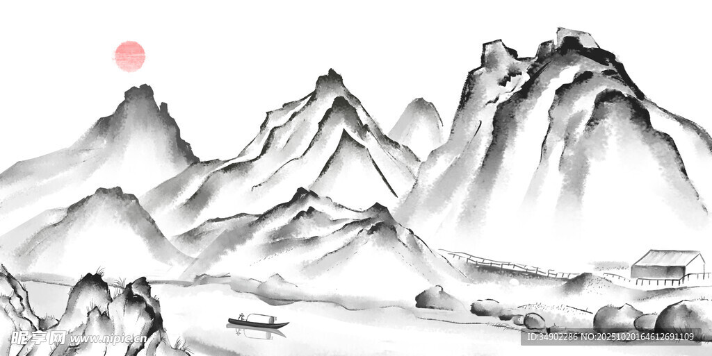 水墨山水