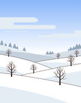 冬日雪景插图