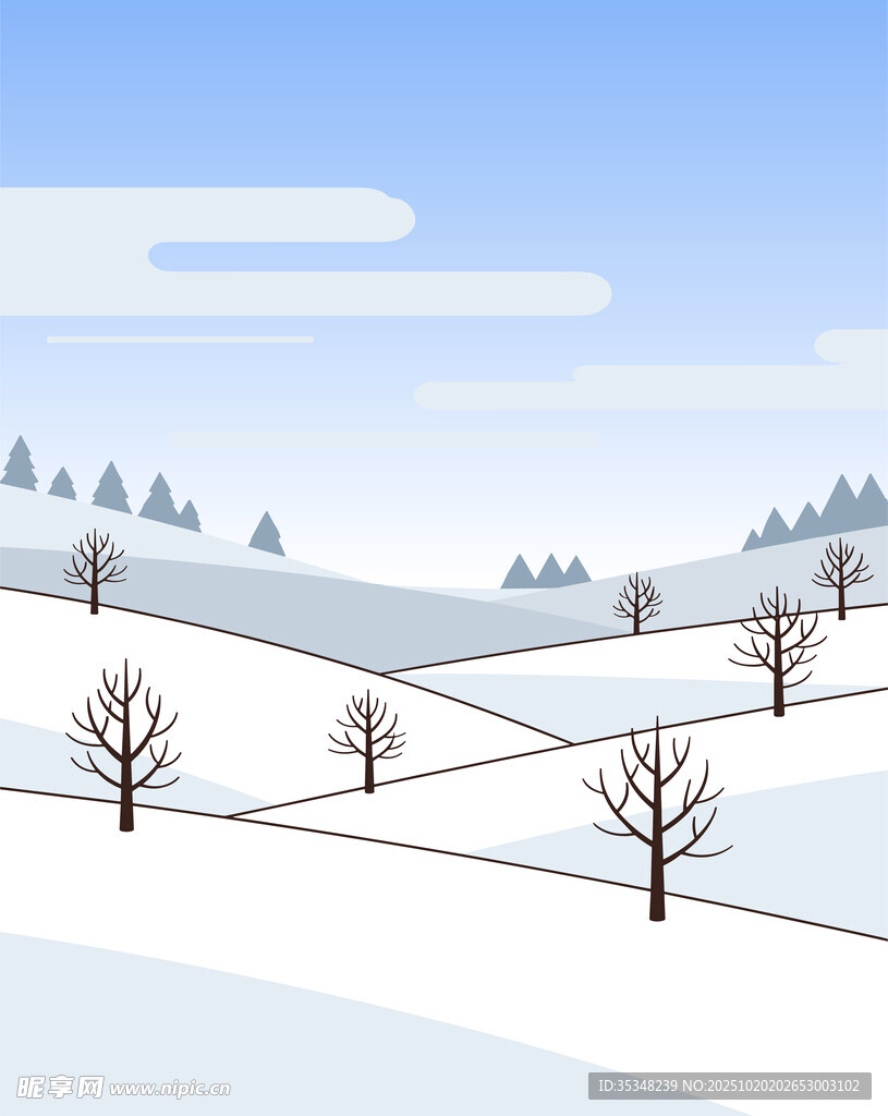 冬日雪景插图