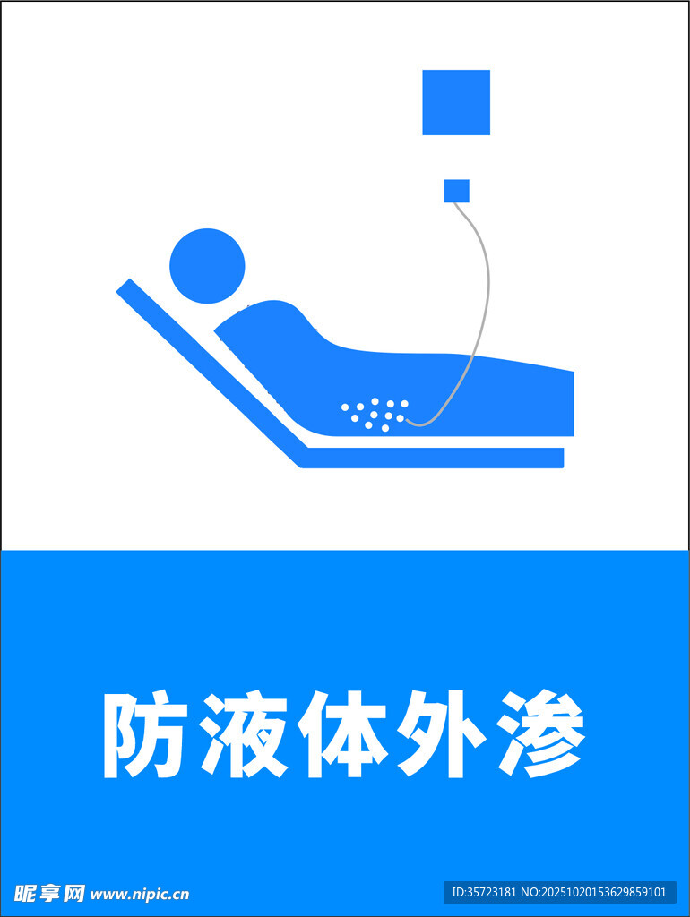 防液体外渗医疗图示