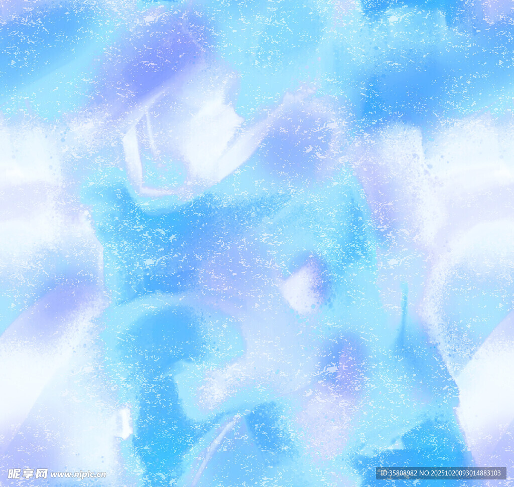 梦幻蓝紫色水彩纹理背景