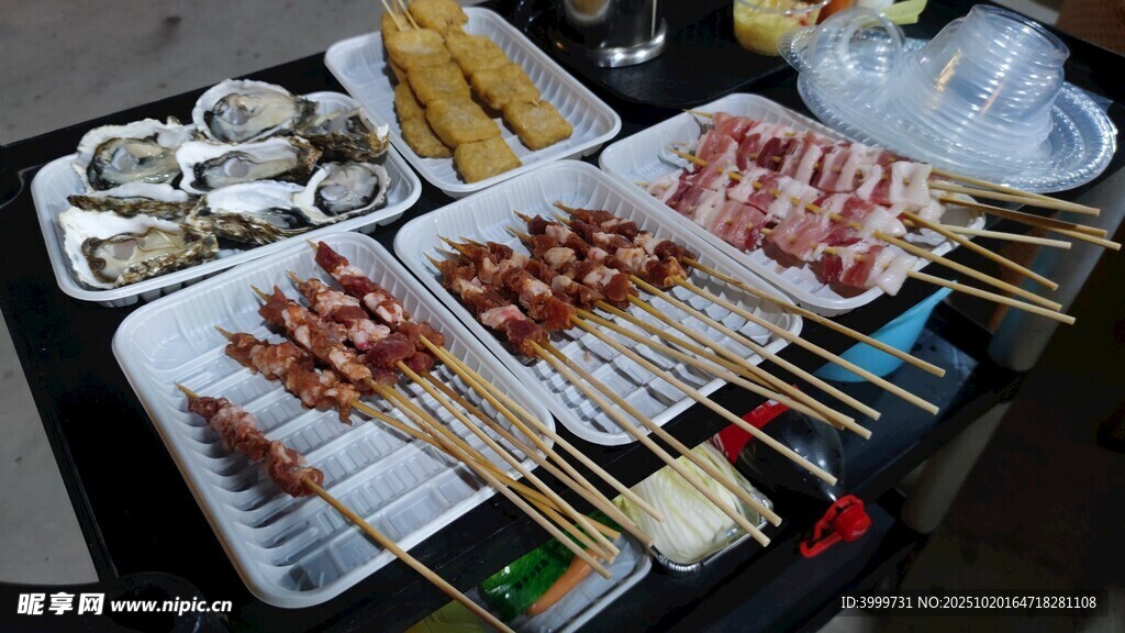美味烧烤食材大集合