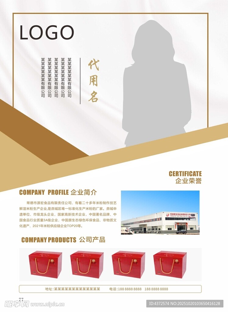 企业宣传海报展示示例
