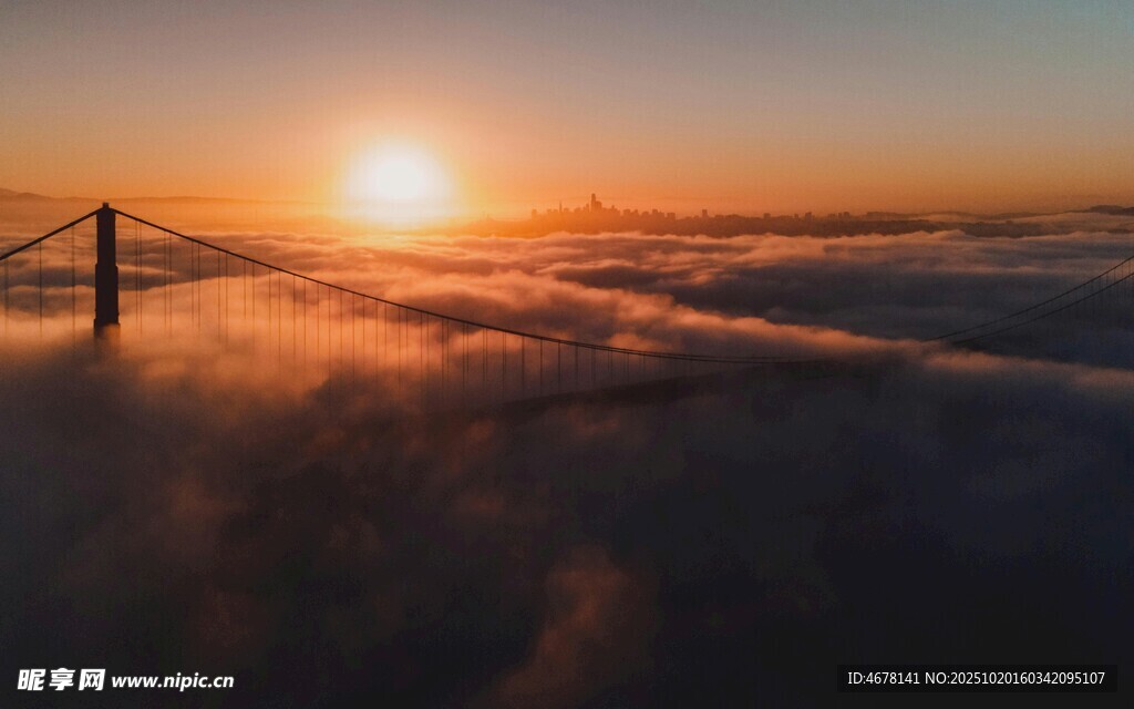 云海之上的壮丽日出