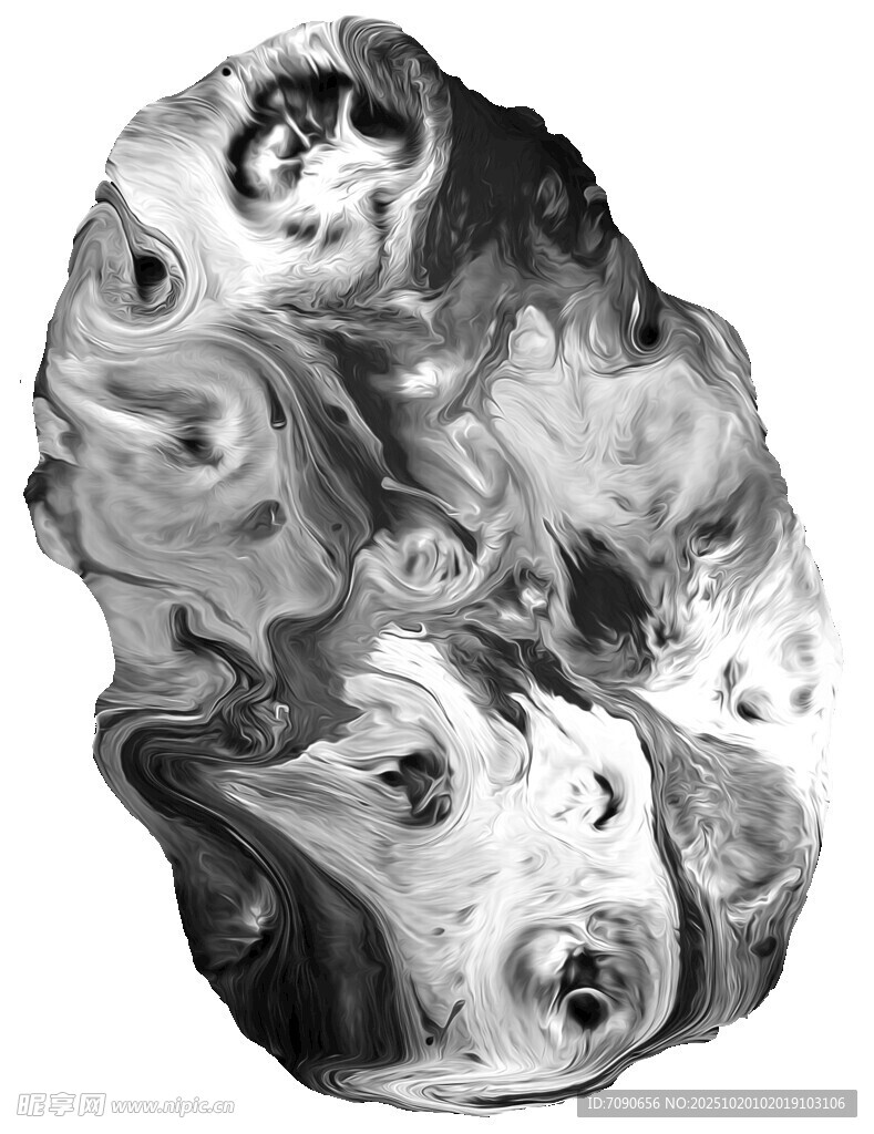 黑白抽象纹理艺术图案
