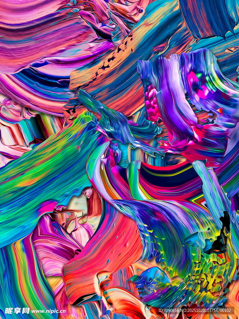 绚丽多彩的抽象流体艺术