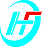 蓝红相间的字母标志