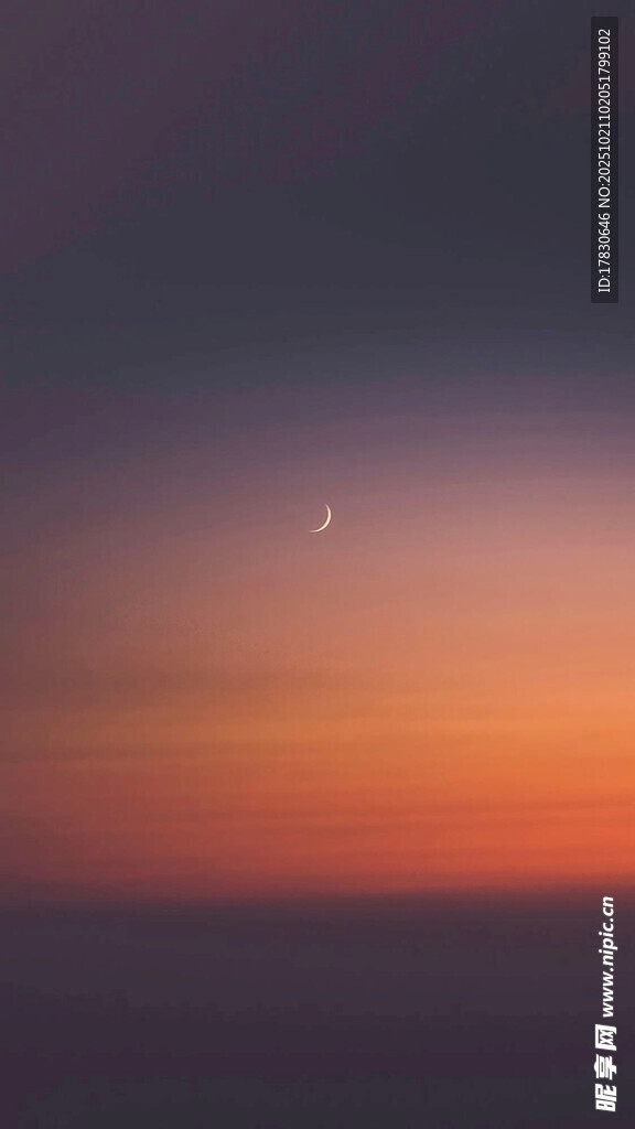 黄昏天际的孤星