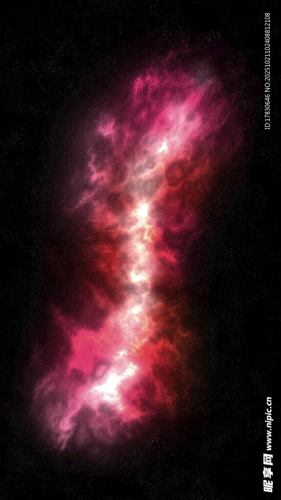 绚丽星云太空奇幻景象