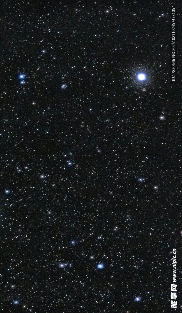 璀璨星空夜景