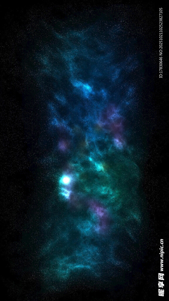 梦幻炫彩星云景象