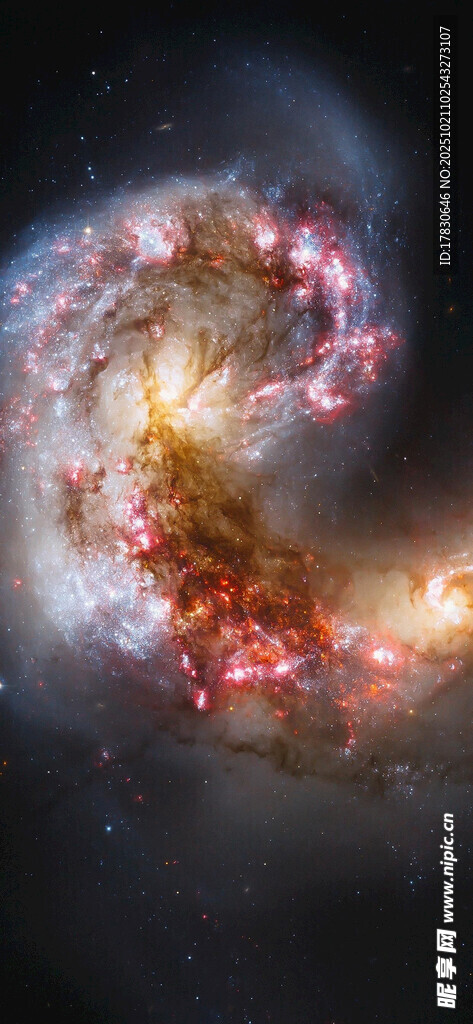螺旋星系绚丽景象