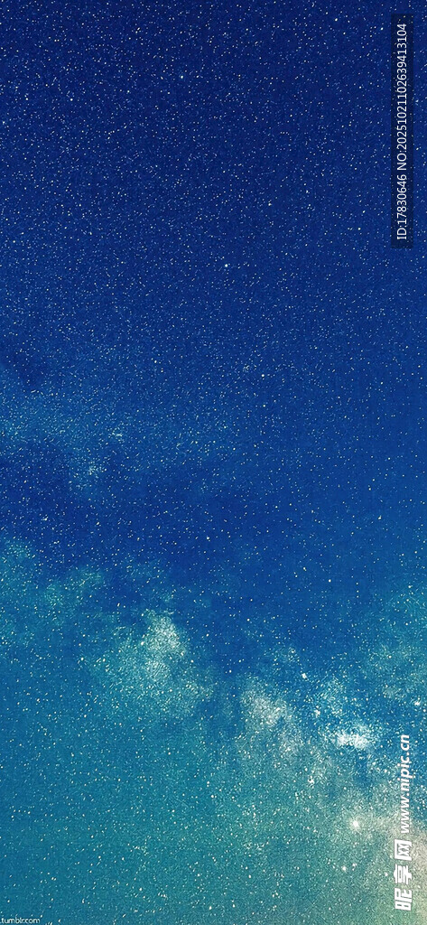 梦幻星空夜景