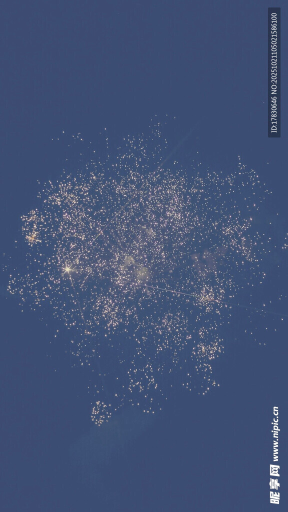 夜空中闪烁的璀璨星尘