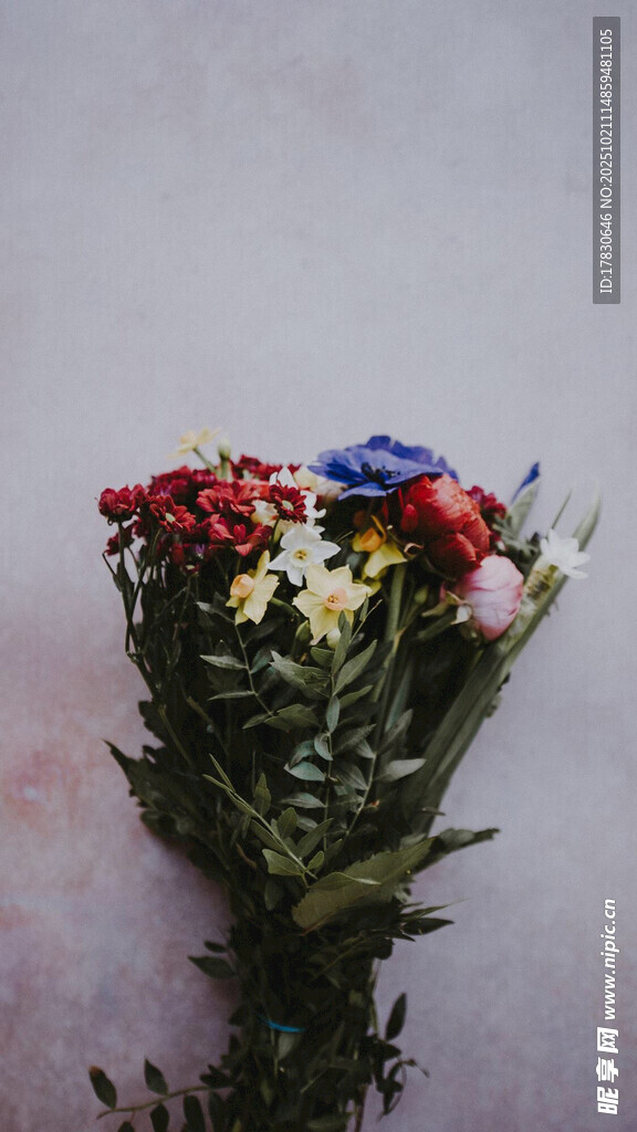 多彩鲜花花束