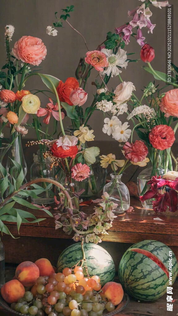 花卉蔬果静物油画