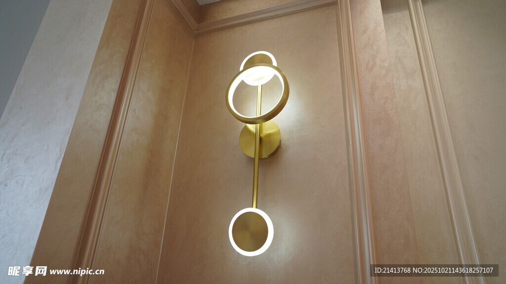 金色门锁特写