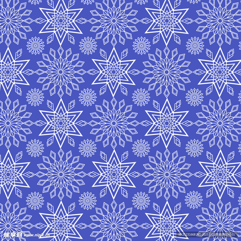 雪花图案